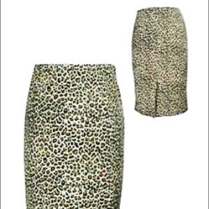 *Brand New Leopard Pencil Skirt*